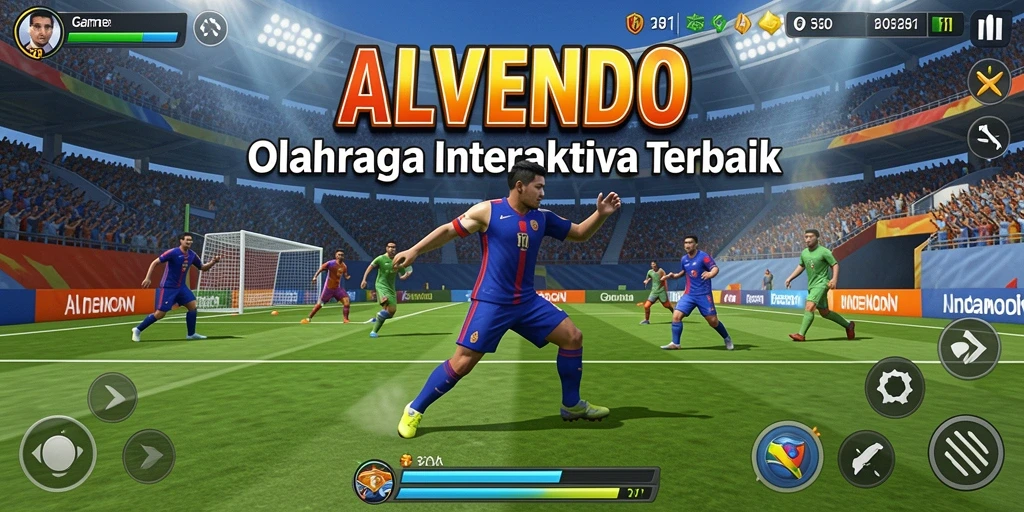 Screenshot gameplay ALVENDO dengan berbagai mode olahraga yang menarik.