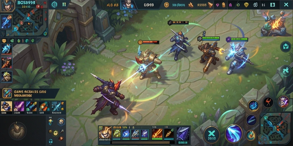 Tampilan screenshot BOS898 menunjukkan aksi seru permainan MOBA.