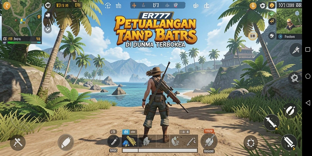 Tampilan gameplay <strong>ER777</strong> yang memukau di dunia terbuka.