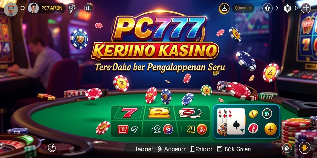 Tangkapan layar PC777 yang menampilkan gameplay Kasino yang mendebarkan.