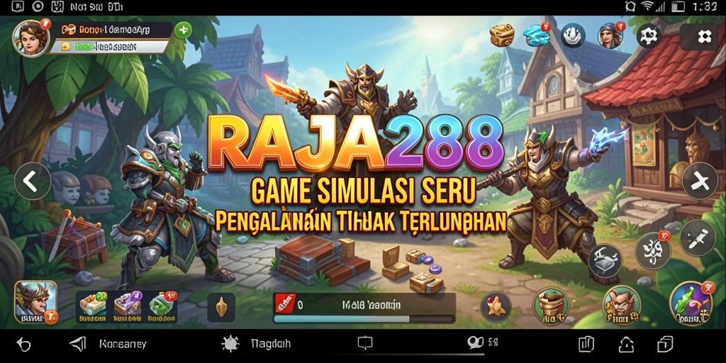Tampilan seru dari gameplay RAJA288 dalam simulasi yang mendebarkan.