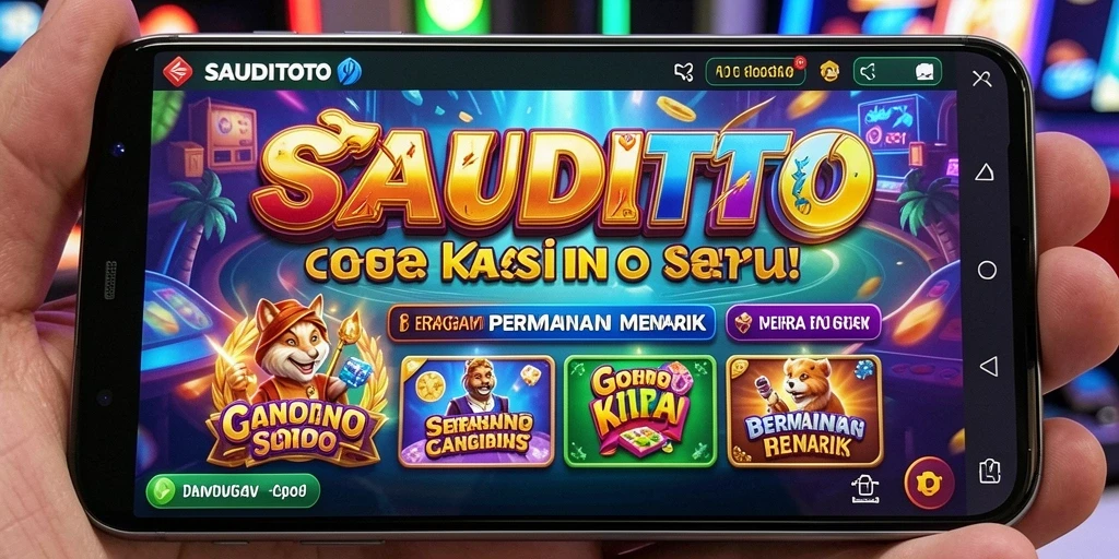Tampilan gameplay menarik dari SAUDITOTO dengan berbagai pilihan permainan Kasino.