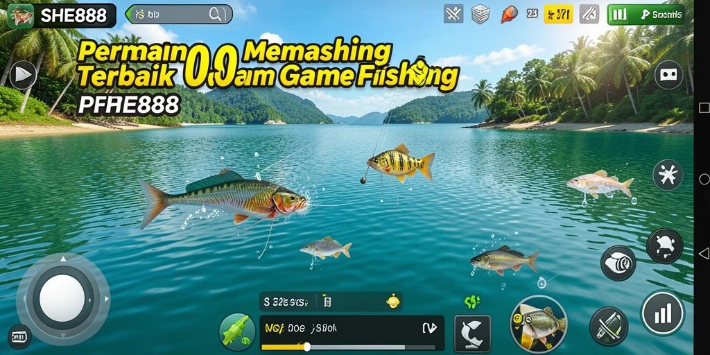 Tampilan gameplay SHE888 yang menarik dan penuh aksi memancing.