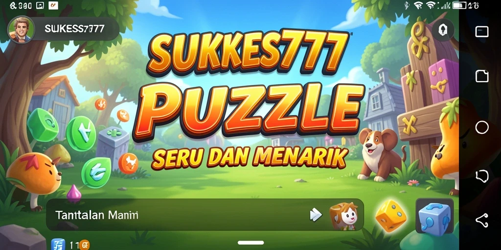 Tampilan gameplay menarik dari SUKSES777 dengan tantangan puzzle.